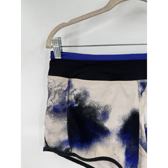 Lululemon Turbo Run Athletic Shorts Women 6 Colorful Yoga Gym Workout Running - Picture 8 of 10